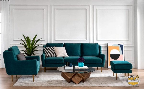 Đặt sofa theo phong thủy với màu sắc phù hợp
