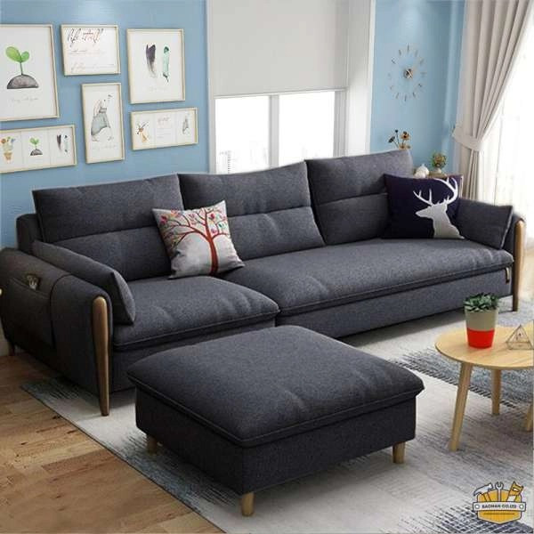 Sắp xếp sofa theo hình dạng phòng khách