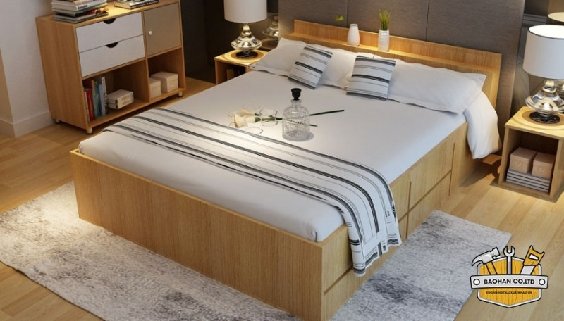 Giường ngủ gỗ HDF