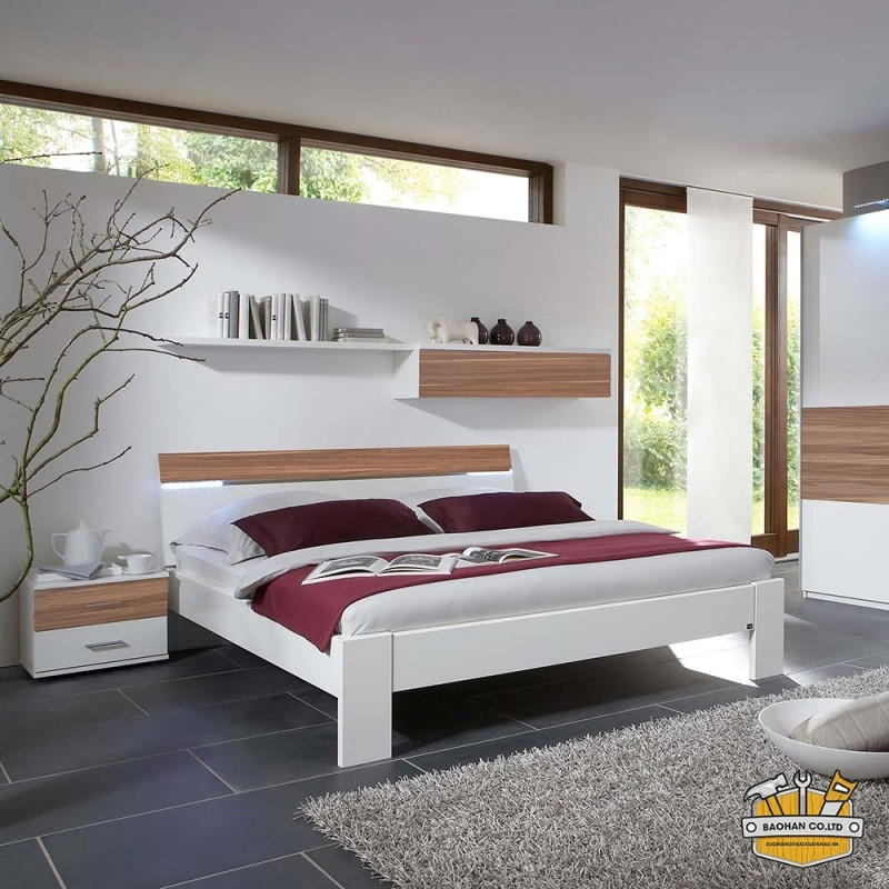 Giường ngủ gỗ Acrylic