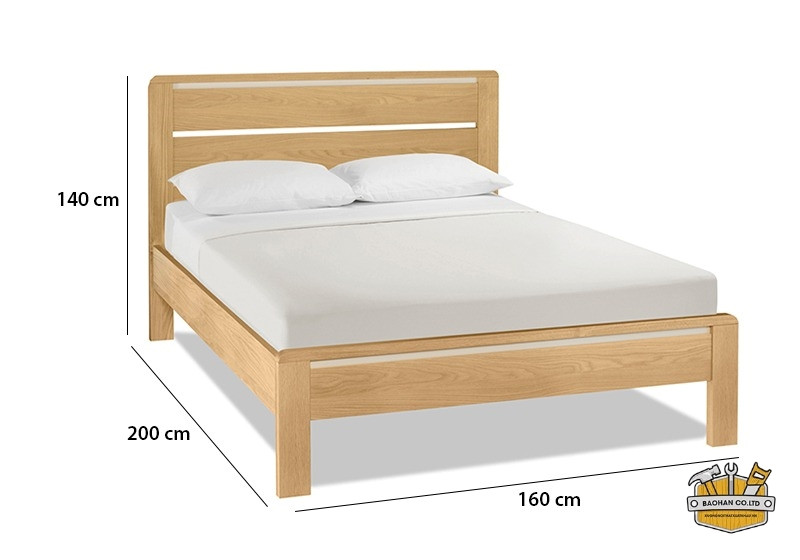 Kích thước giường ngủ tiêu chuẩn - giường đôi