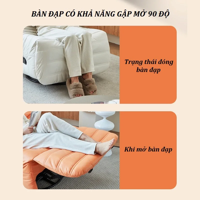 Bàn đạp gập mở linh hoạt