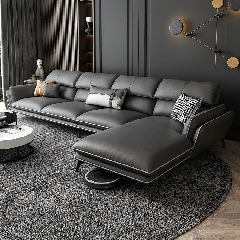 Sofa góc L bọc da bò Italy Pula Lacoste (L44)