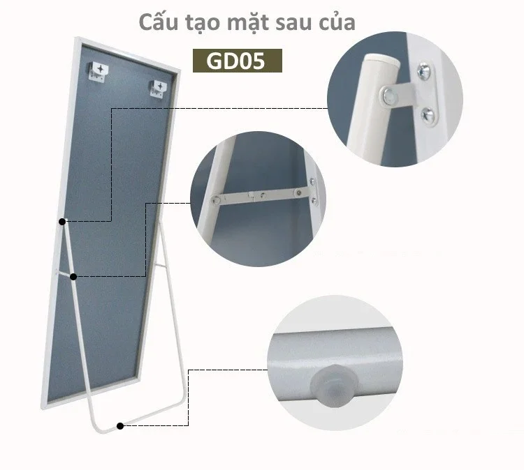 Mặt sau của gương GD05