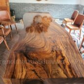 Hoàn thiện quán Cafe TP Ninh Bình với gỗ Me tây Campuchia